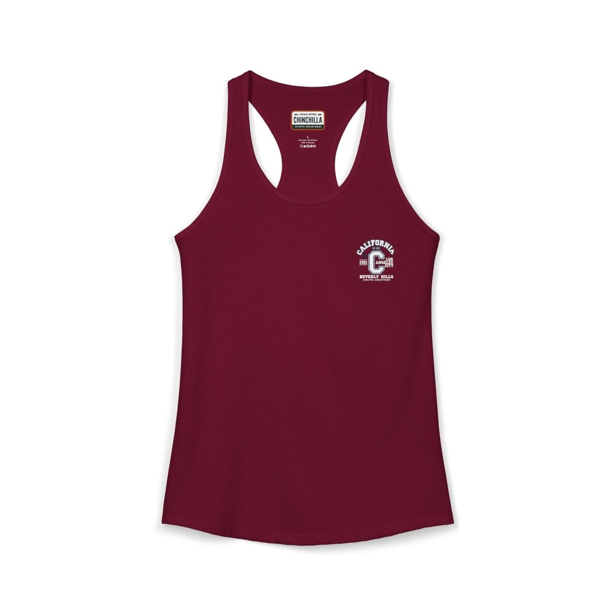 California Varsity Women's Ideal Racerback Tank Top - Chinchilla Choons